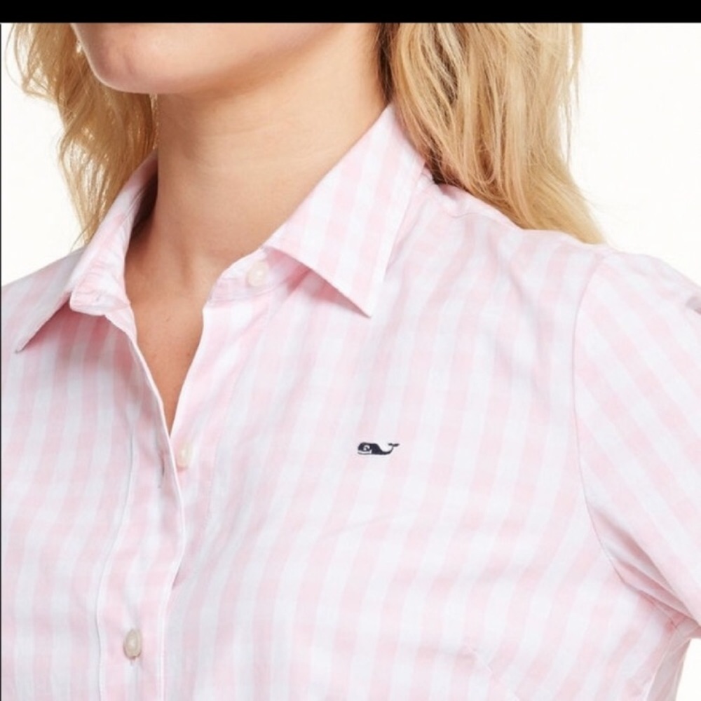 Vineyard Vines Gingham Button Down - image 3